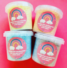 Load image into Gallery viewer, Personalised Regular Fairy Floss Tubs