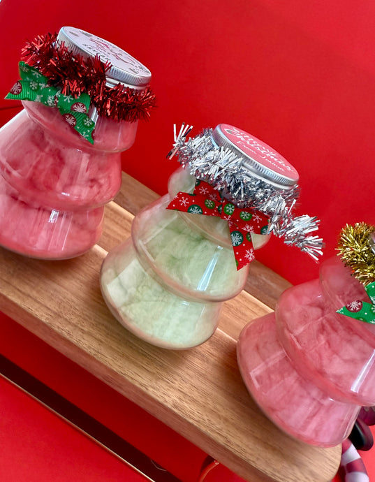 CHRISTMAS Personalised Fairy Floss Christmas Tree Tubs