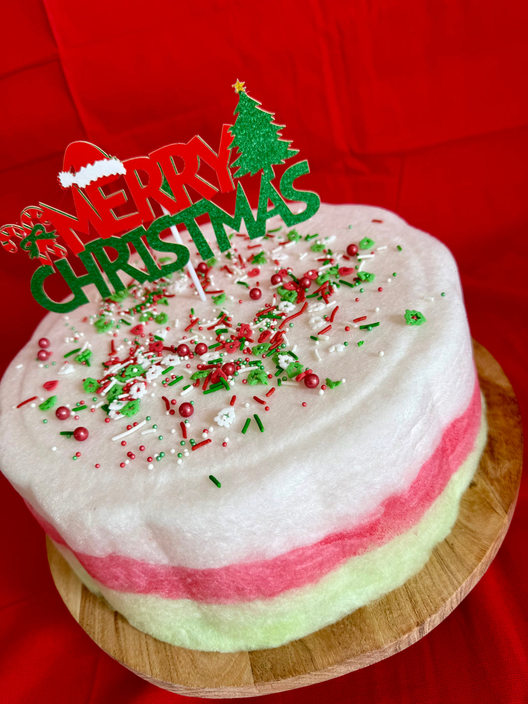 Christmas Fairy Floss Cake