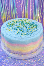 Load image into Gallery viewer, Rainbow Fairy Floss Cake