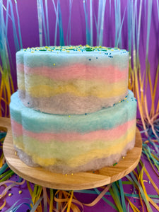 Rainbow Fairy Floss Cake