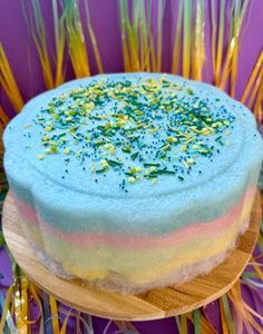 Rainbow Fairy Floss Cake