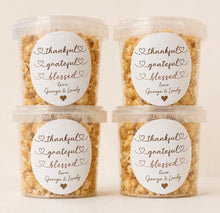Load image into Gallery viewer, Personalised Gourmet Caramel Popcorn Tubs