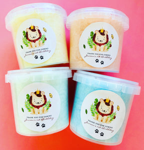 Personalised Regular Fairy Floss Tubs