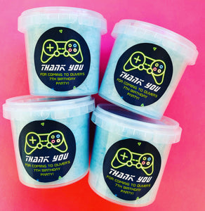 Personalised Regular Fairy Floss Tubs