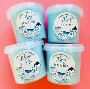 Personalised Regular Fairy Floss Tubs