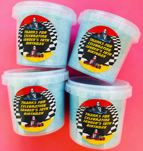 Personalised Regular Fairy Floss Tubs