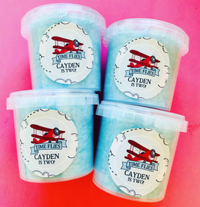 Personalised Regular Fairy Floss Tubs