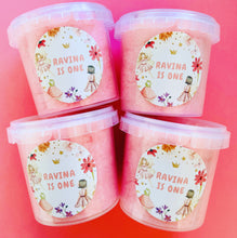 Load image into Gallery viewer, Personalised Regular Fairy Floss Tubs