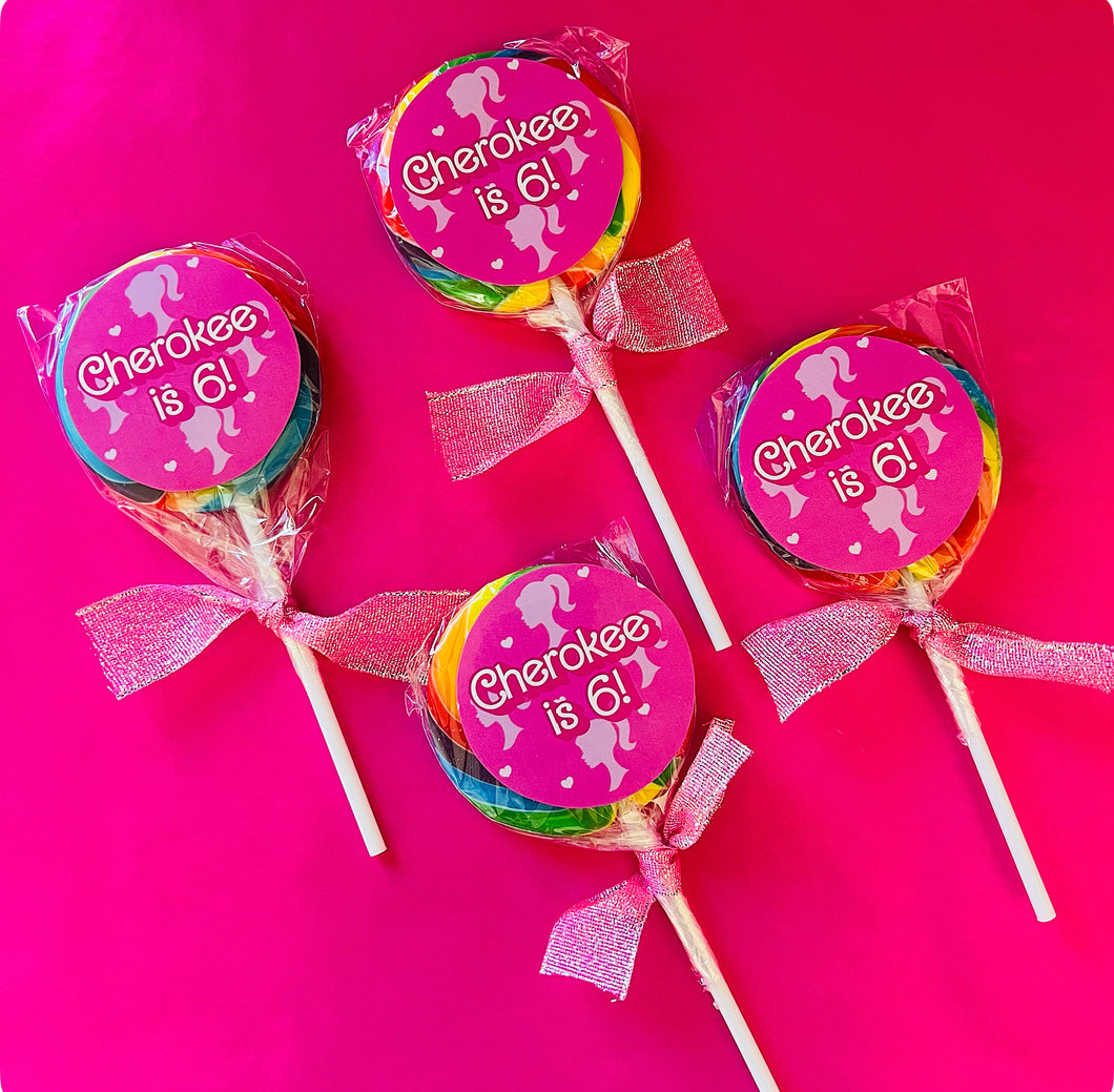 Personalised Lollypops