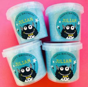 Personalised Regular Fairy Floss Tubs