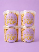 Load image into Gallery viewer, Personalised Gourmet Caramel Popcorn Tubs