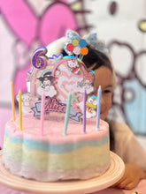 Load image into Gallery viewer, Rainbow Fairy Floss Cake