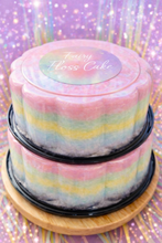 Load image into Gallery viewer, Rainbow Fairy Floss Cake