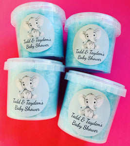 Personalised Regular Fairy Floss Tubs