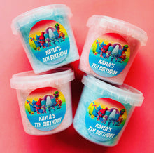 Load image into Gallery viewer, Personalised Regular Fairy Floss Tubs