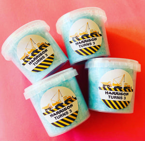 Personalised Regular Fairy Floss Tubs