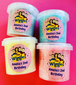 Personalised Regular Fairy Floss Tubs