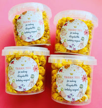 Load image into Gallery viewer, Personalised Gourmet Caramel Popcorn Tubs