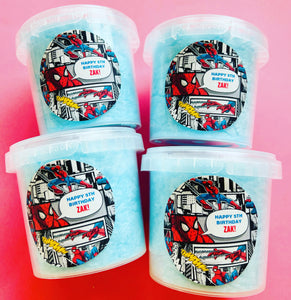 Personalised Regular Fairy Floss Tubs