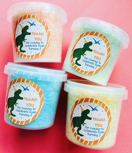 Personalised Regular Fairy Floss Tubs