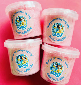 Personalised Regular Fairy Floss Tubs