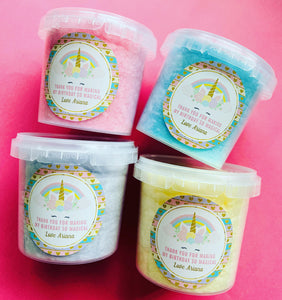 Personalised Regular Fairy Floss Tubs