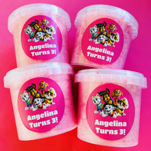 Load image into Gallery viewer, Personalised Regular Fairy Floss Tubs