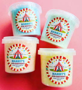 Personalised Regular Fairy Floss Tubs