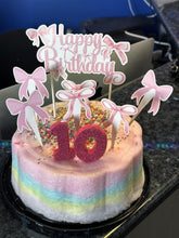 Load image into Gallery viewer, Rainbow Fairy Floss Cake