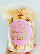 Load image into Gallery viewer, Personalised Deluxe Gourmet Caramel Popcorn Tubs