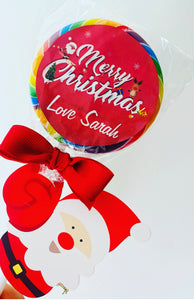 CHRISTMAS Personalised Lollypop