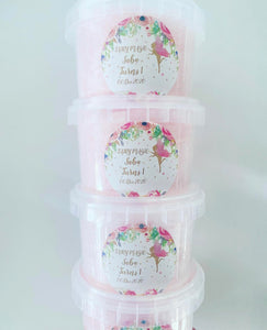 Personalised Small Fairy Floss Tub