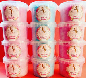 Personalised Small Fairy Floss Tub