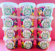 Load image into Gallery viewer, Personalised Tutti Fruity Coloured Popcorn Tub