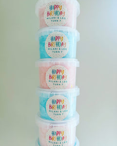 Personalised Small Fairy Floss Tub