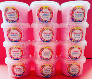 Personalised Small Fairy Floss Tub